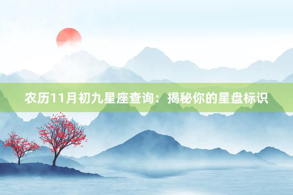 农历11月初九星座查询：揭秘你的星盘标识